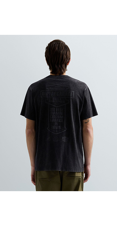 オープンエンドジャージーバイカーTシャツ 詳細画像